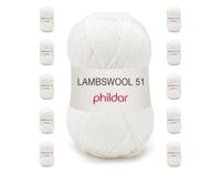 Phildar Lambswool 340 - White (10 stuks)