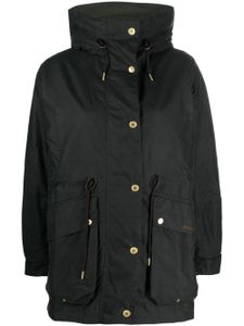 Barbour manteau boutonné à col cheminée - Vert