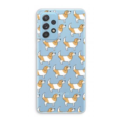 Doggy: Samsung Galaxy A73 Transparant Hoesje