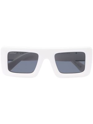 Off-White Eyewear lunettes de soleil Leonardo à monture rectangulaire - Blanc