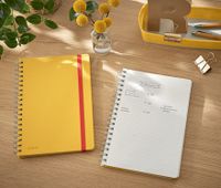 Leitz Cosy notitieboek met spiraalbinding, voor ft B5, gelijnd, geel - thumbnail