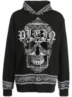 Philipp Plein hoodie à imprimé bandana - Noir - thumbnail