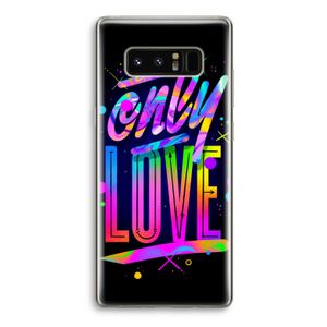 Only Love: Samsung Galaxy Note 8 Transparant Hoesje