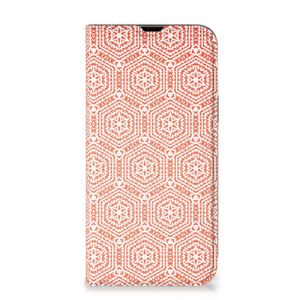 iPhone 13 Pro Max Hoesje met Magneet Pattern Orange