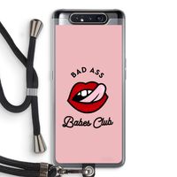Badass Babes Club: Samsung Galaxy A80 Transparant Hoesje met koord