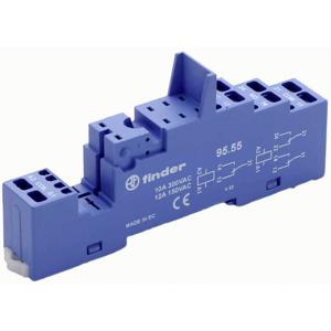 Finder 95.55 Relaissocket Finder 40.51, Finder 40.52, Finder 41.61, Finder 44.62 (l x b x h) 95.6 x 15.8 x 32.5 mm 1 stuk(s)