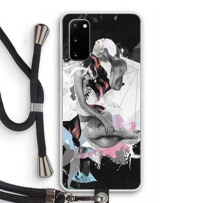 Camouflage de sommeil: Samsung Galaxy S20 Transparant Hoesje met koord