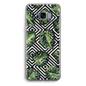 Geometrische jungle: Samsung Galaxy S8 Plus Transparant Hoesje