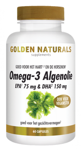 Golden Naturals Omega-3 Algenolie Capsules