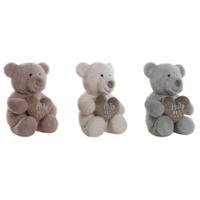 Knuffel Home ESPRIT Blauw Wit Roze 25 x 30 x 37 cm (3 Stuks)