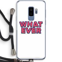 Whatever: Samsung Galaxy S9 Plus Transparant Hoesje met koord