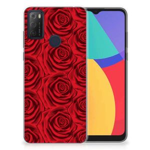 Alcatel 1S (2021) TPU Case Red Roses