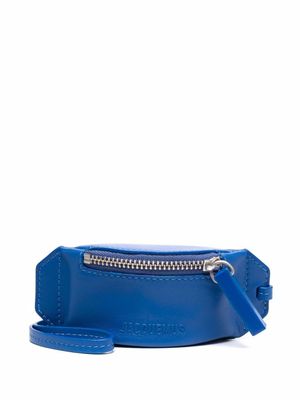 Jacquemus portefeuille à fermeture zippée - Bleu
