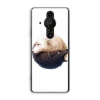 Yin Yang Wolves: Sony Xperia Pro-I Transparant Hoesje