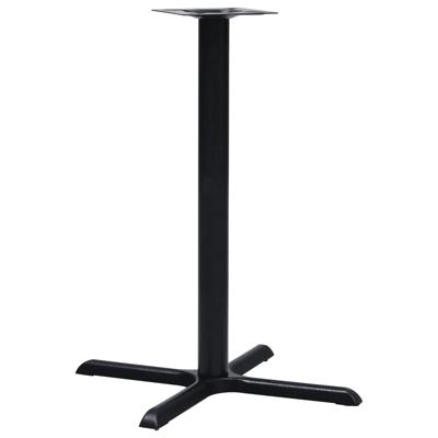 Bistrotafelpoot 76x76x107 cm gietijzer zwart