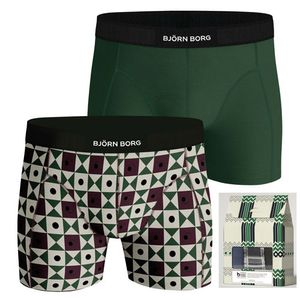 Bjorn Borg Boxershort premium cotton 2-pack groen