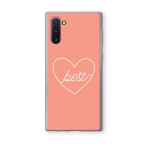 Best heart: Samsung Galaxy Note 10 Transparant Hoesje
