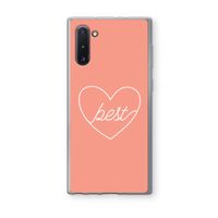 Best heart: Samsung Galaxy Note 10 Transparant Hoesje
