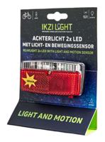 Achterlicht IKZI 5x LED met licht- en bewegingssensor