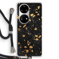 Terrazzo N°7: Huawei P50 Pro Transparant Hoesje met koord