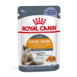 Royal Canin Hair & Skin Care in jelly natvoer kat (12x85 g) 4 dozen (48 x 85 g)