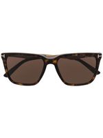 TOM FORD Eyewear lunettes de soleil à monture carrée - Marron - thumbnail