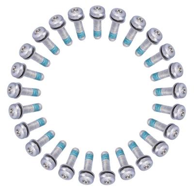 ANP BOUT M5X18 TORX M/PLAAT M/LOCTITE RVS DS A 25