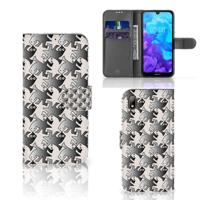 Huawei Y5 (2019) | Telefoonhoesje | Met pasjeshouder | Salamander Grey