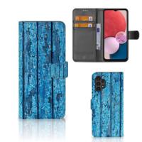 Samsung Galaxy A13 (4G) | Book Style Case | Wood Blue