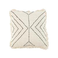 Kussenhoes De Tribal - naturel-zwart - 50x50cm