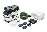 Festool CTLC MINI I-Plus Accustofzuiger 2x18V 5.0Ah - 577670 Festool CTLC MINI I-Plus Accustofzuiger 2x18V 5.0Ah - 577670