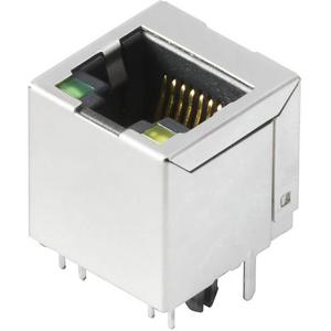 Weidmüller RJ45C5 T1V 3.2N4G/Y TY RJ45-aansluitstekker CAT 5 2562960000 Bus, inbouw verticaal Aantal polen (sensoren) 12 Zilver, Zwart 120 stuk(s)