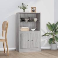 Hoge kast 60x35,5x103,5 cm bewerkt hout grijs sonoma eikenkleur - thumbnail