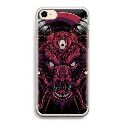 Hell Hound and Serpents: iPhone 7 Transparant Hoesje