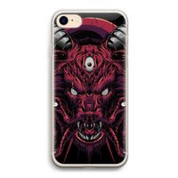 Hell Hound and Serpents: iPhone 7 Transparant Hoesje