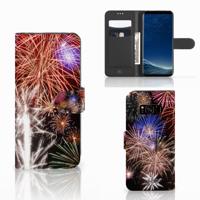 Samsung Galaxy S8 | Wallet Case | met Pasjes | Vuurwerk