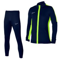 Nike Dri-FIT Academy 23 Full-Zip Trainingspak Kids Donkerblauw Geel Wit - thumbnail