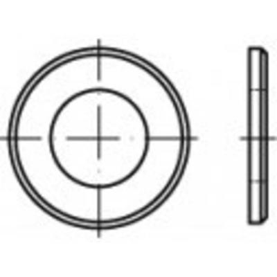 TOOLCRAFT Onderlegring Messing 10 stuk(s) TO-9985158