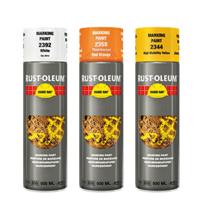 Rust-Oleum markeerverf - Hard Hat - fluorescerend rood - 0.5l - spuitbus