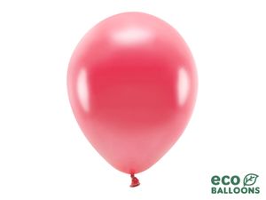 Metallic Ballonnen Lichtrood Premium Organic (10st)