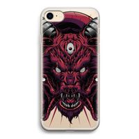 Hell Hound and Serpents: iPhone 7 Transparant Hoesje