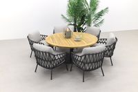 4 Seasons Calpi/Saba Ø160 cm. - Low dining - ronde tuinset 4 Seasons Calpi/Saba Ø160 cm. - Low dining - ronde tuinset