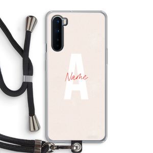 Strawberry Milkshake: OnePlus Nord Transparant Hoesje met koord