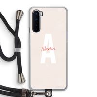 Strawberry Milkshake: OnePlus Nord Transparant Hoesje met koord