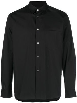 Comme des Garçons Homme Plus chemise en coton à poches poitrine - Noir