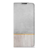 Motorola Moto E20 Book | Wallet Case | Wood Concrete