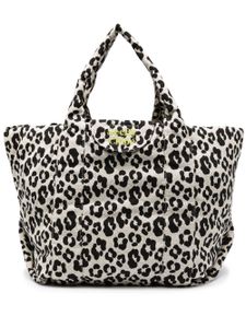 See by Chloé sac cabas à imprimé animalier - Noir