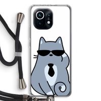 Cool cat: Xiaomi Mi 11 Transparant Hoesje met koord