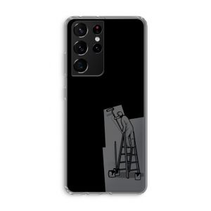 Musketon Painter: Samsung Galaxy S21 Ultra Transparant Hoesje