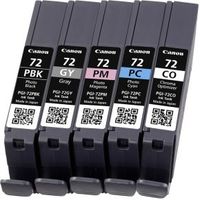 Canon PGI-72 PBK/GY/PM/PC/CO inktcartridge 5 stuk(s) Origineel Normaal rendement Grijs, Foto zwart, Foto cyaan, Foto magenta - thumbnail